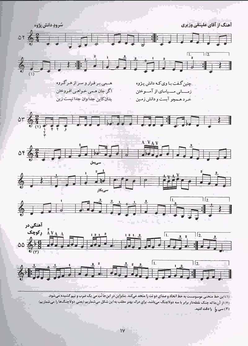  دستور مقدماتی تار و سه تار (جلد اول)   نشر سرود