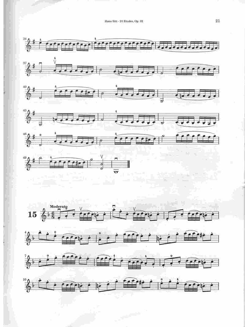  20 اتود برای ویولن هانس زیت (جلد اول) نشر نای و نی