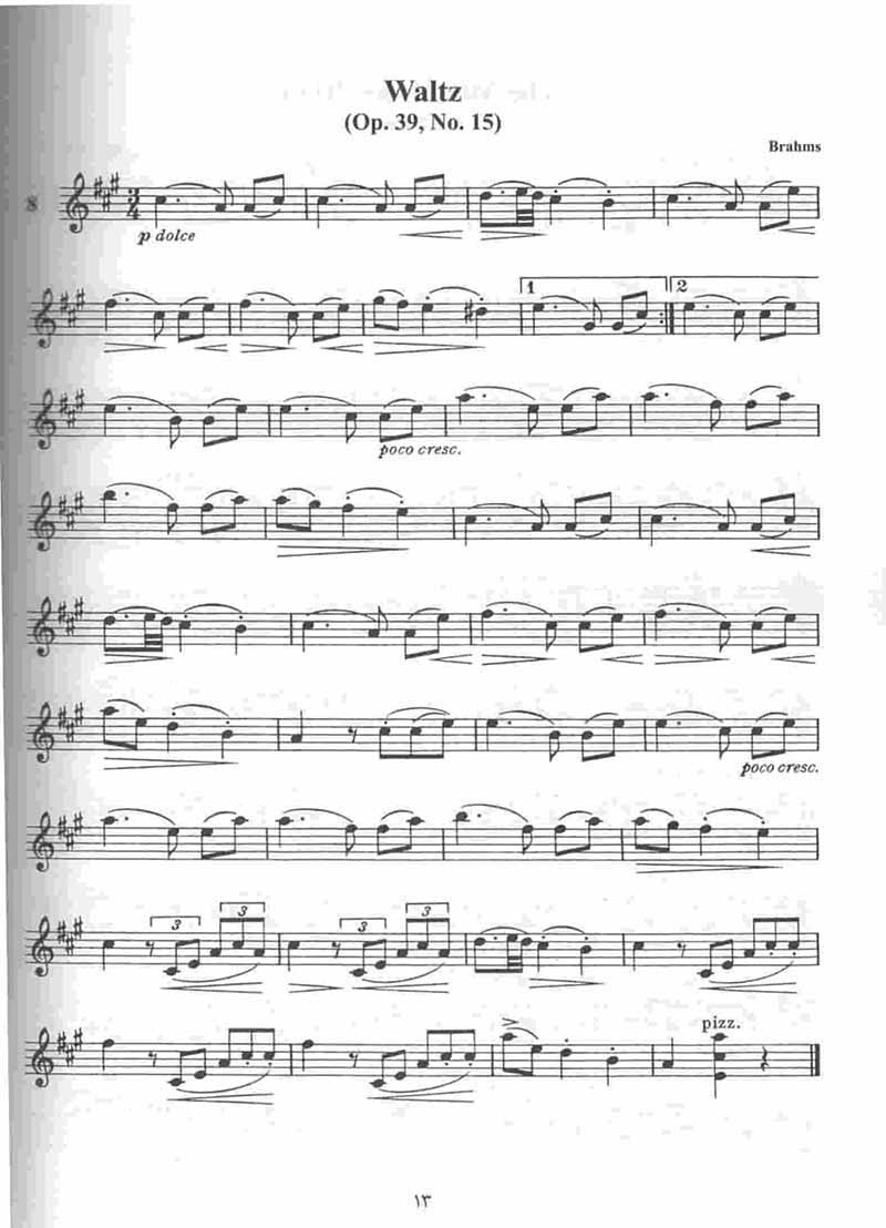  قطعات برگزیده کلاسیک برای ویولن  نشر سرود