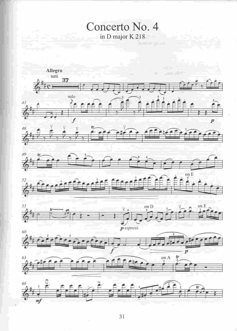  5  کنسرتو برای ویولن موتسارت  نشر نای و نی