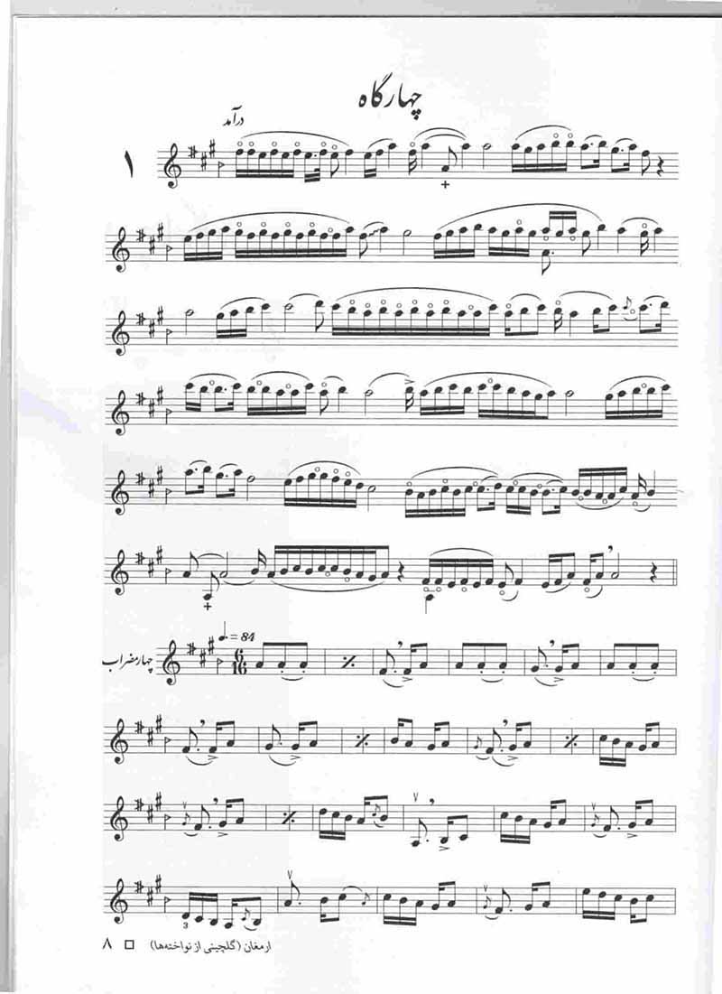  ارمغان گلچینی از نواخته ها رحمت اله بدیعی نشر سرود