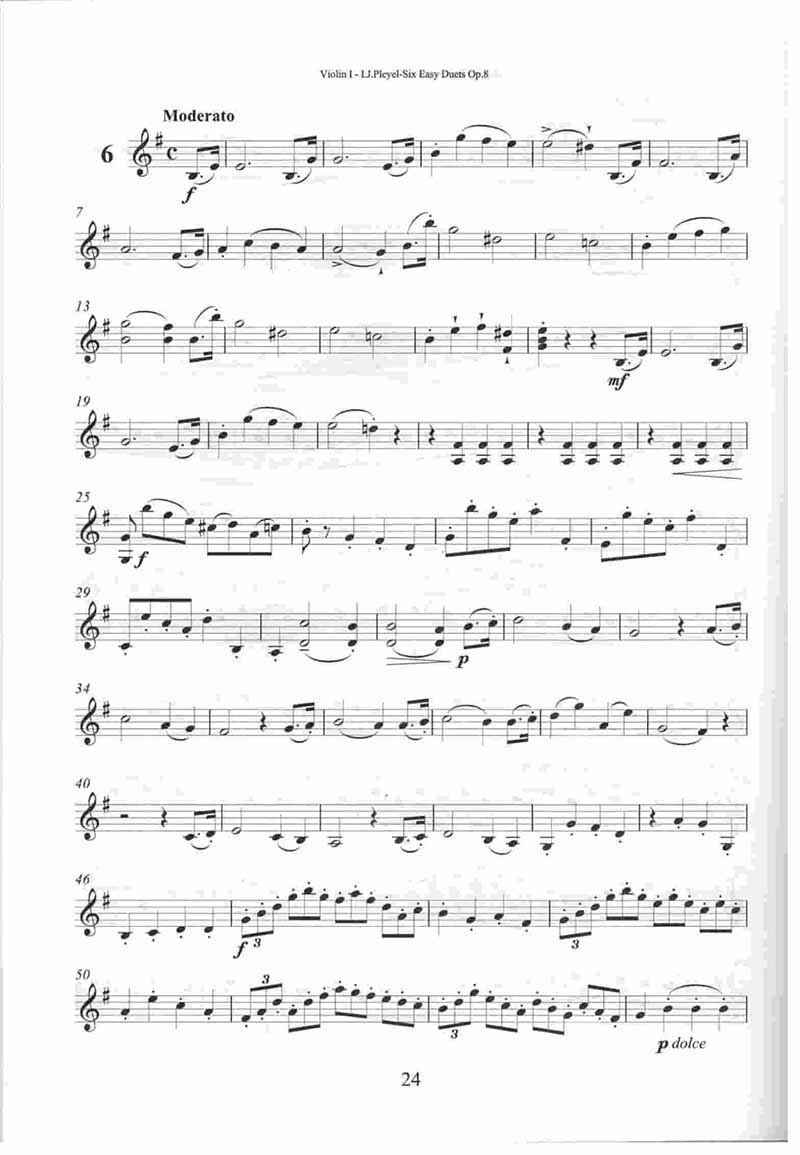  شش دوئت آسان برای ویولن نشر نای و نی