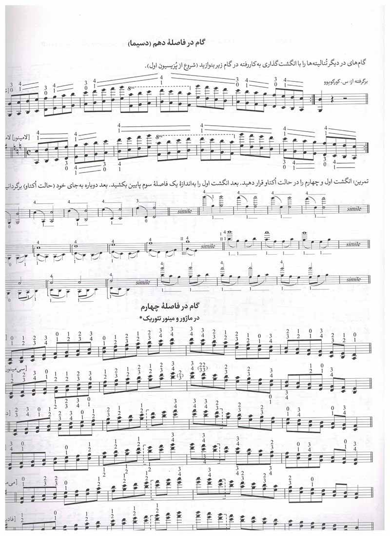 گام و آرپژ برای ویولن گریگوریان نشر خنیاگر