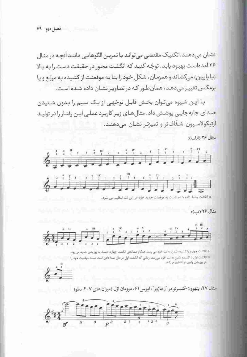  اصول نوازندگی و تدریس ویولن نشر سرود