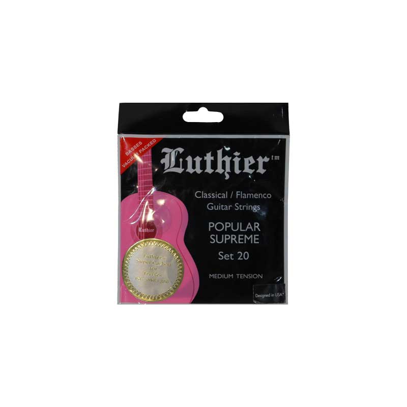 سیم گیتار کلاسیک و فلامنکو لوتیر (Luthier) set 20 super carbon