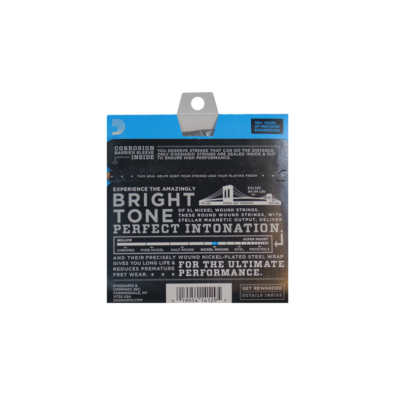 سیم گیتار الکتریک داداریو EXL 120 گیتار الکتریک داداریو(Daddario) EXL 120