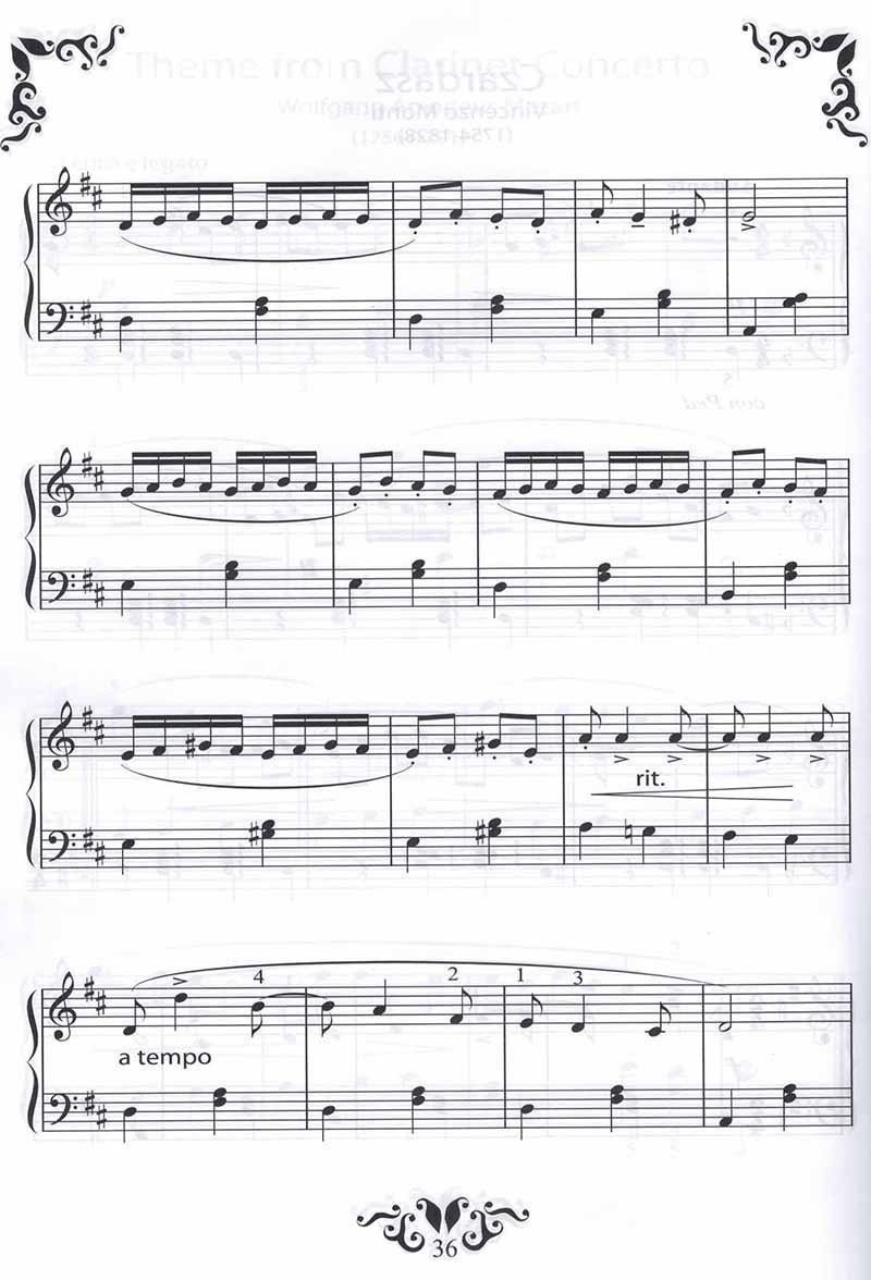 برگزیده های کلاسیک برای پیانو آسان نشر نای و نی