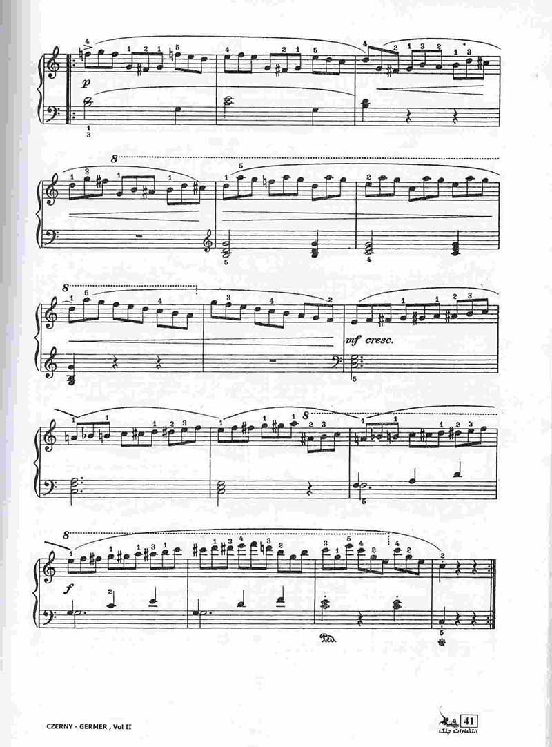  چرنی گرمر 32 تمرین برای ابتدای دوره متوسطه (جلد دوم) نشر چنگ