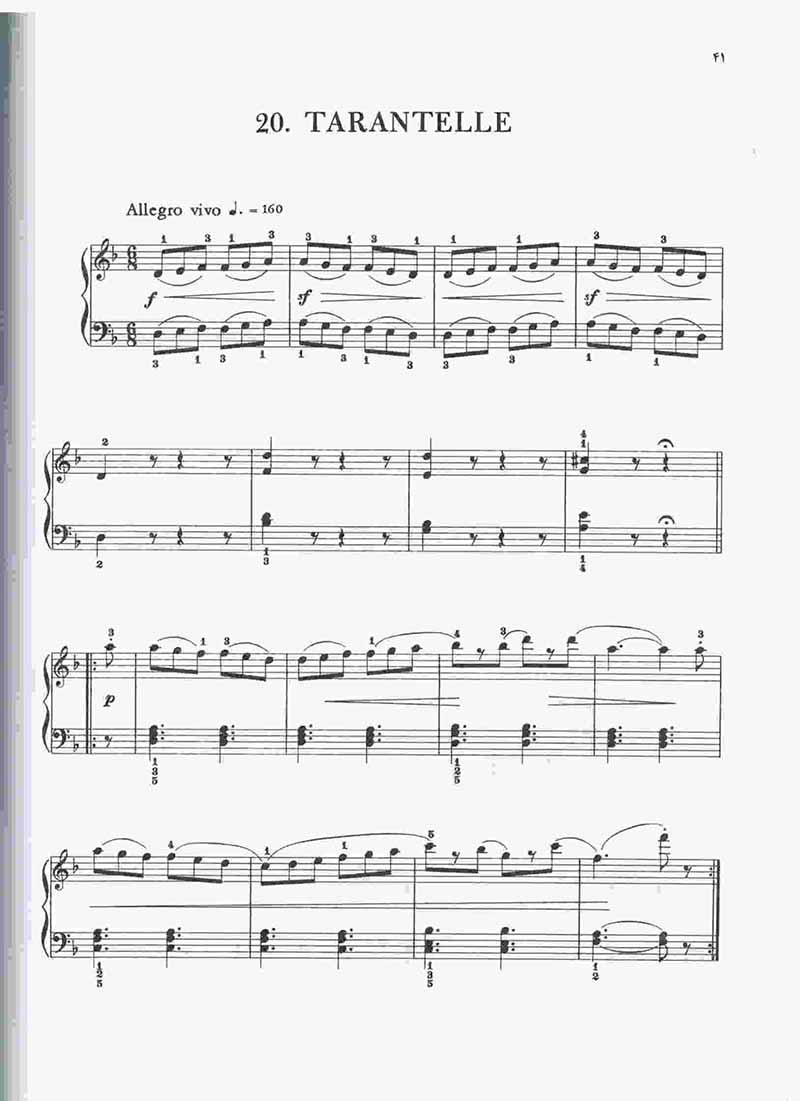 فردریک برگمولر 25 تمرین پیشبردی برای پیانو(اپوس 100)   نشر هنر و فرهنگ