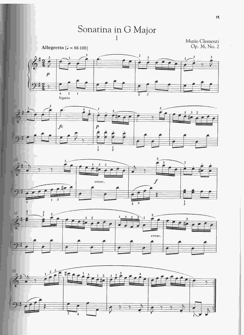  شش سونات کلمنتی برای پیانو نشر هنر و فرهنگ