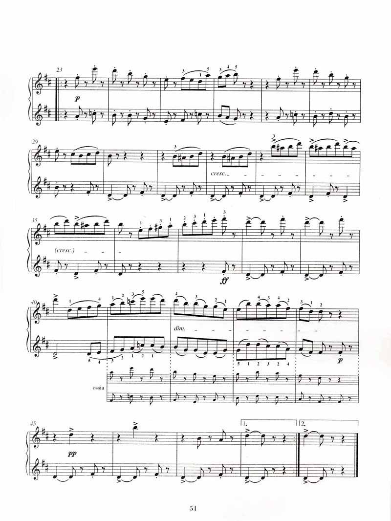 دوئت های آسان برای پیانو پژمان عباسی نشر نای و نی