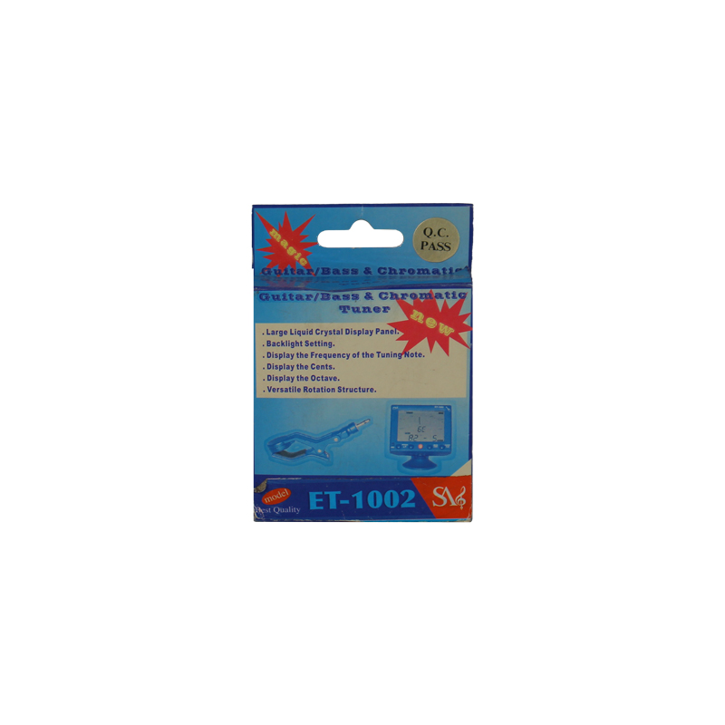 تیونر A0(27.5HZ-468HZ) ET-1002 sa