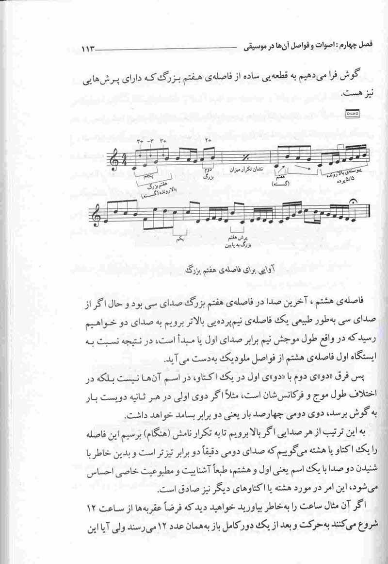  آموزش تئوری موسیقی مرتضی سرآبادانی نشر چندگاه