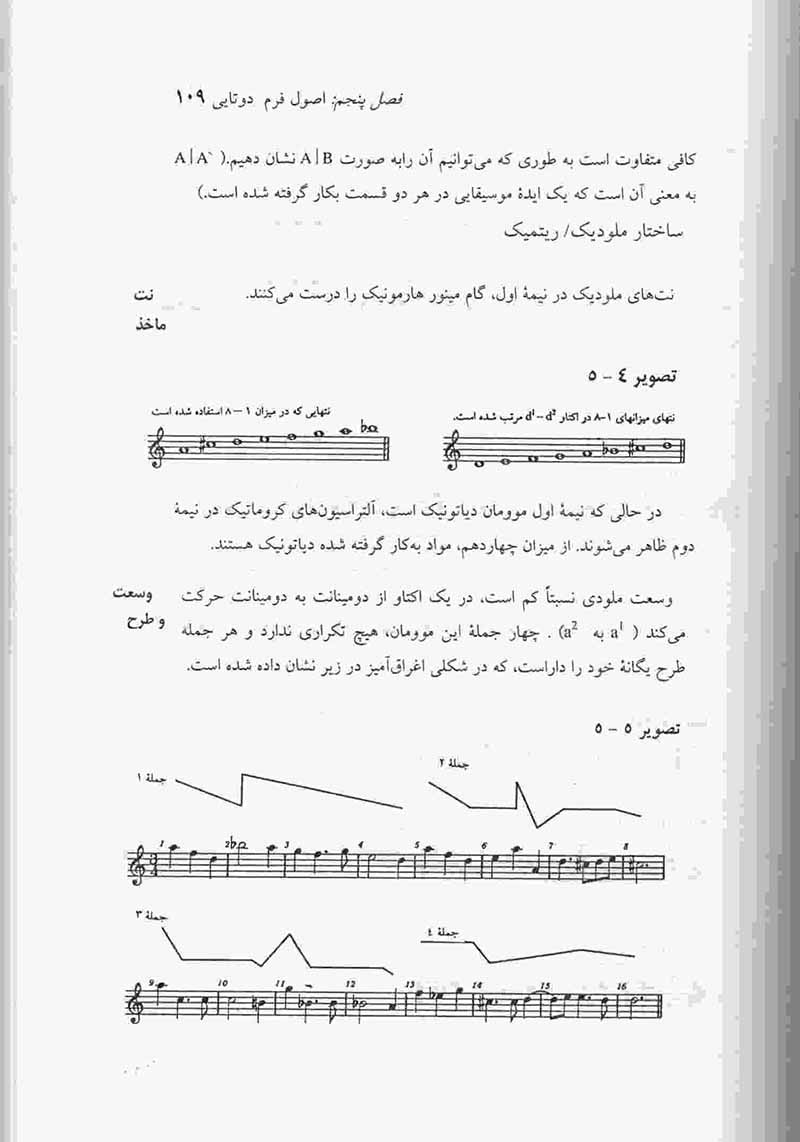 مبانی فرم و فرم های موسیقی رالف تورک - محسن الهامیان نشر پارت