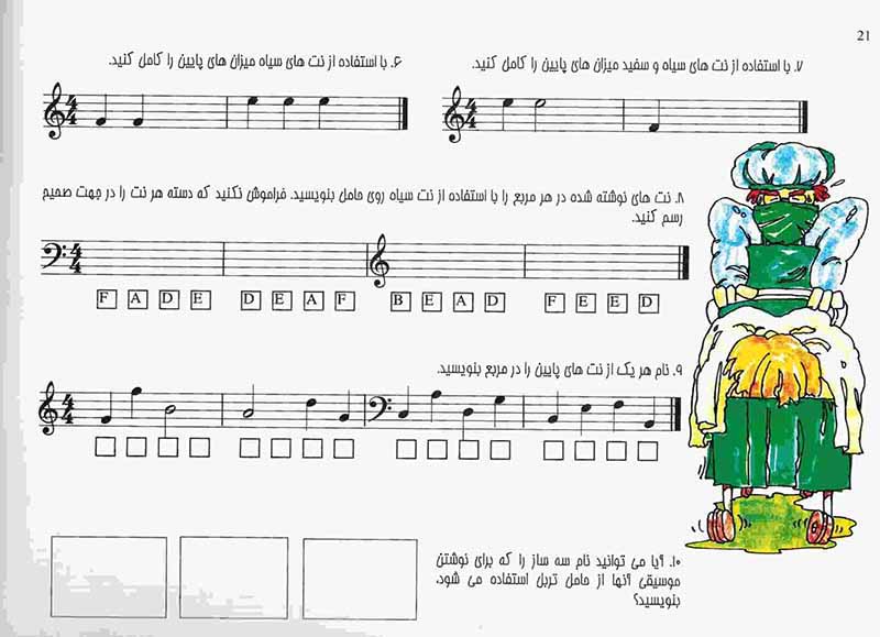  تئوری موسیقی کودکان اثر پیتر جلینگ نشر نکیسا